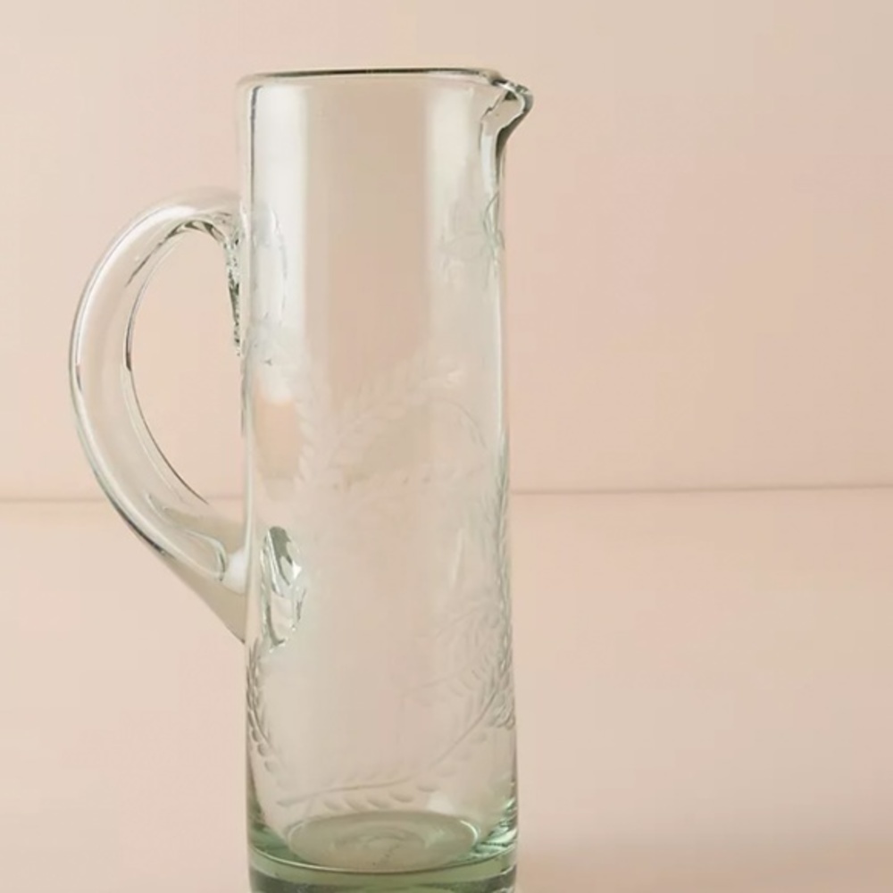 Anthropologie Buttercup Glass Pitcher - Picture 4 of 6